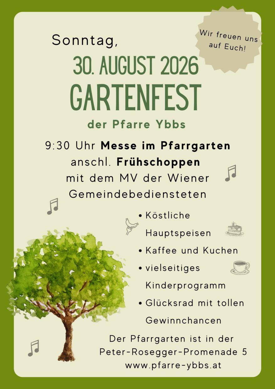 Gartenfest 2026