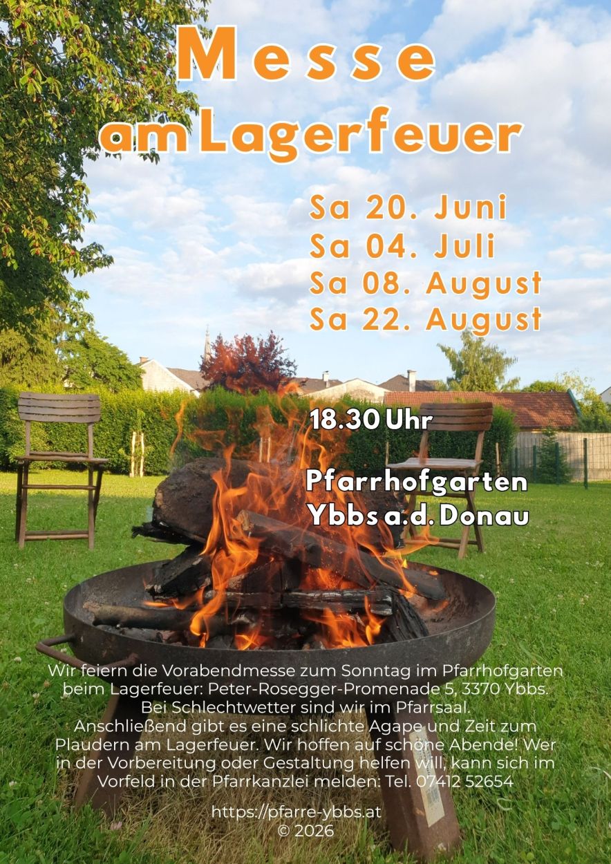 Messe am Lagerfeuer